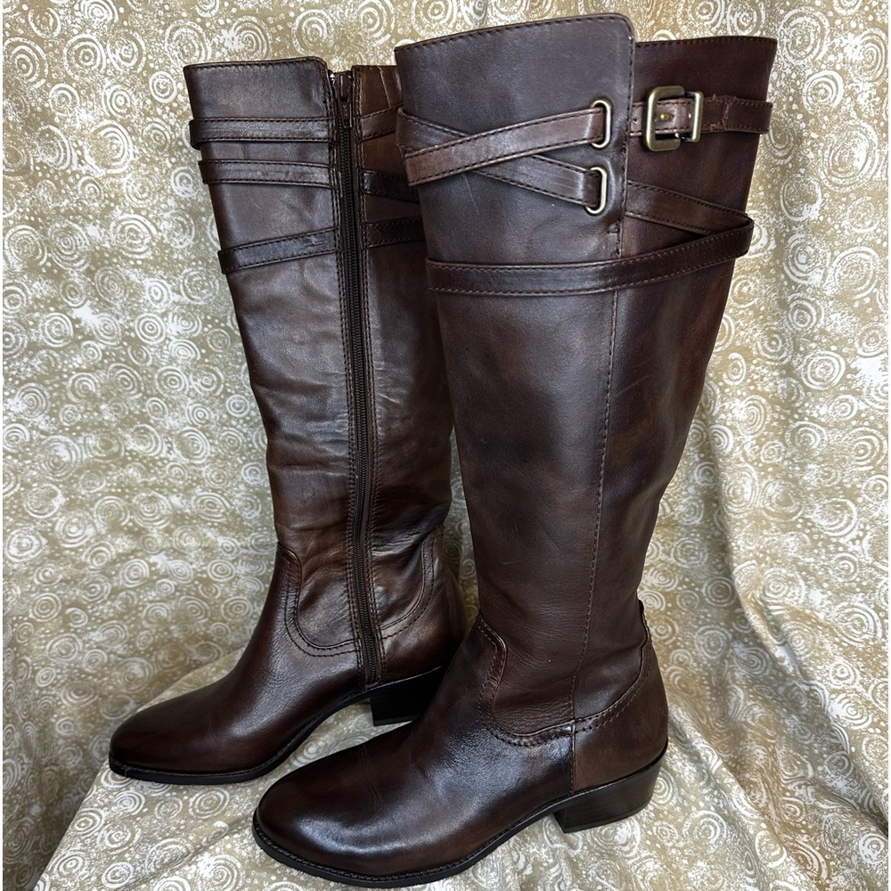 Antonio Melani - Darkwood  Knee High Chocolate Brown Boots